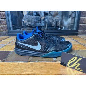 Youth 7y Nike Kobe Mentality Dominate Black Blue Basketball Shoes 705387-005